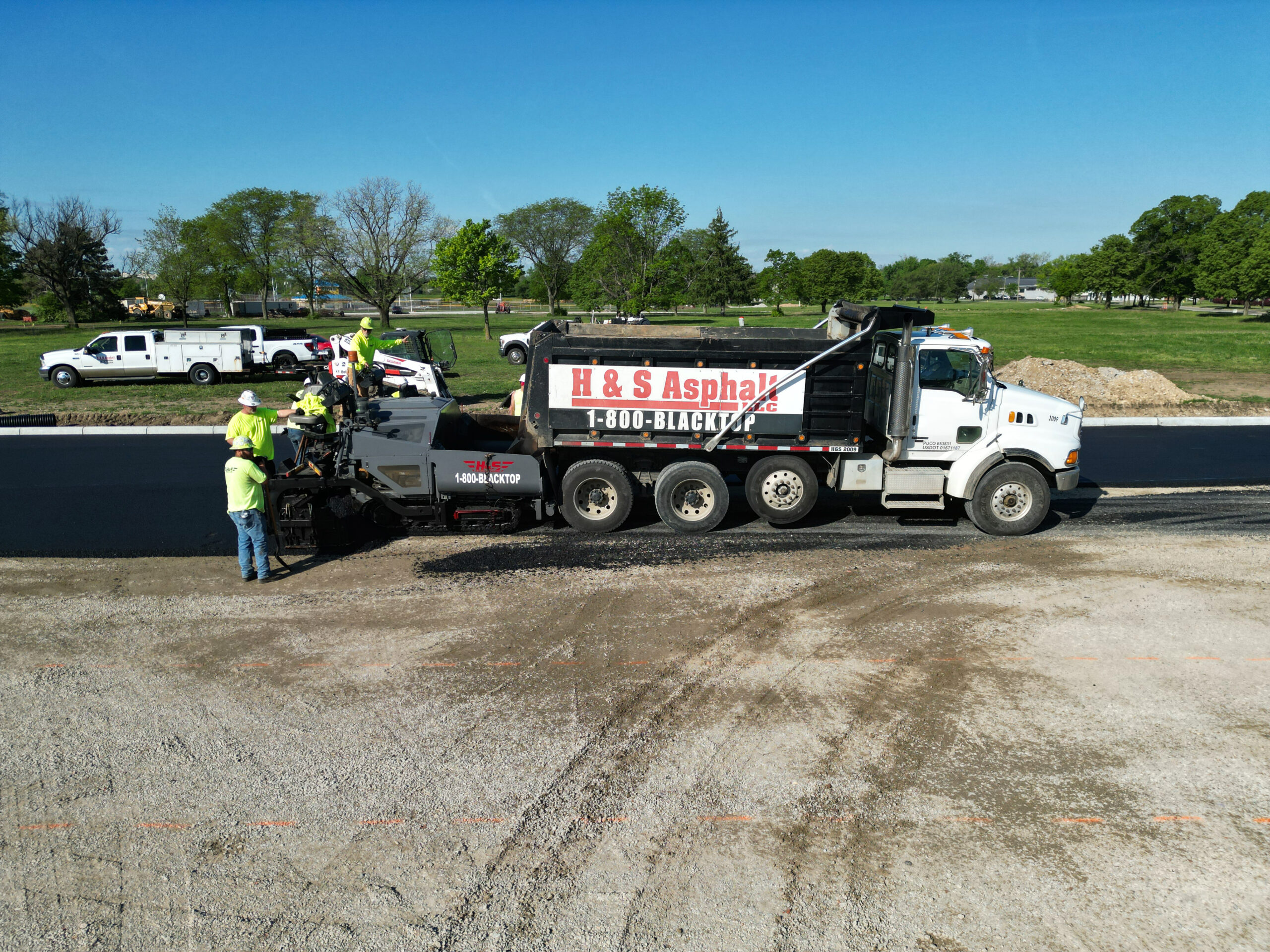 H&S Asphalt Truck at Kettering Fields in Dayton Ohio