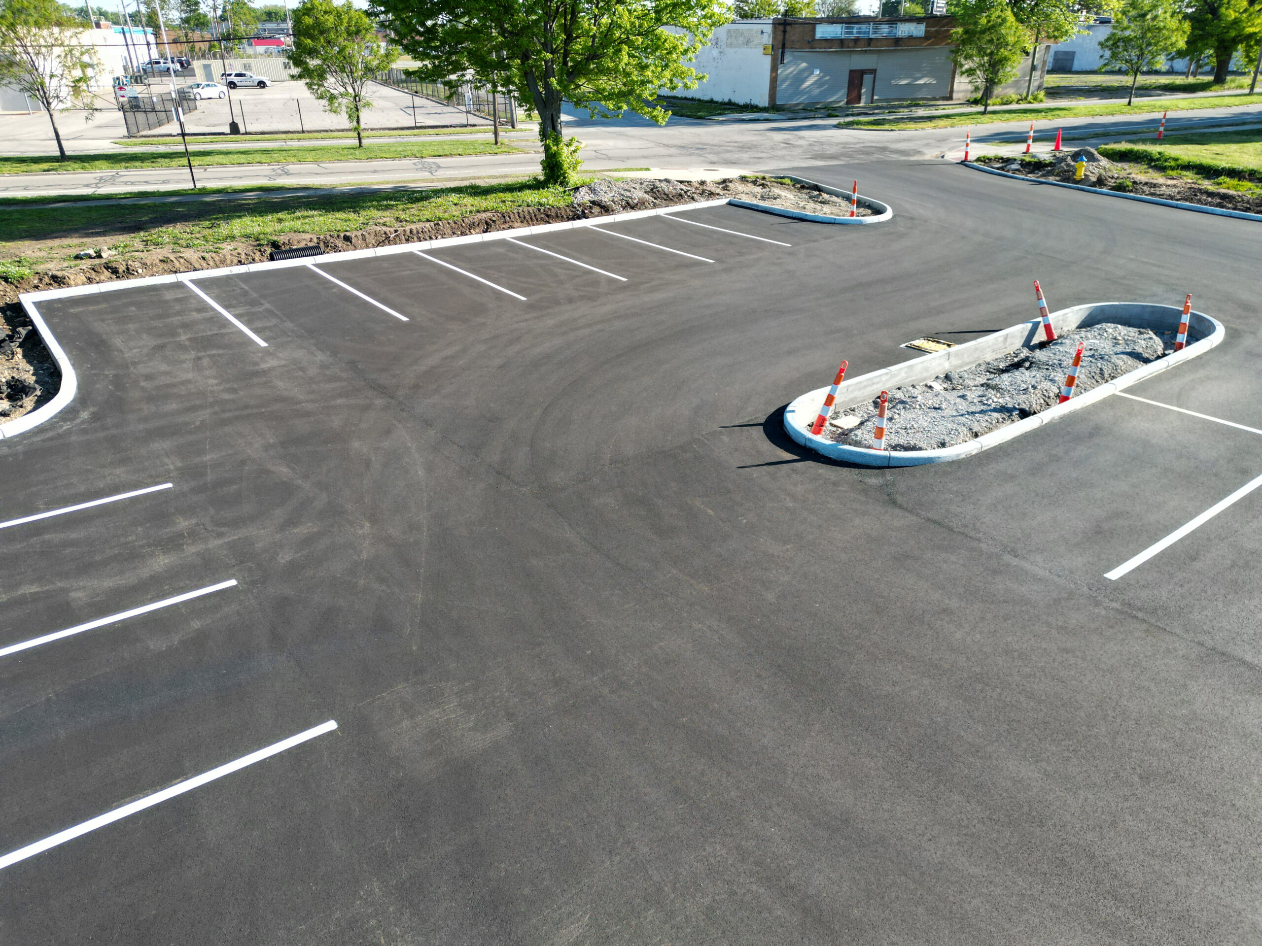 Parking Lot Entrance