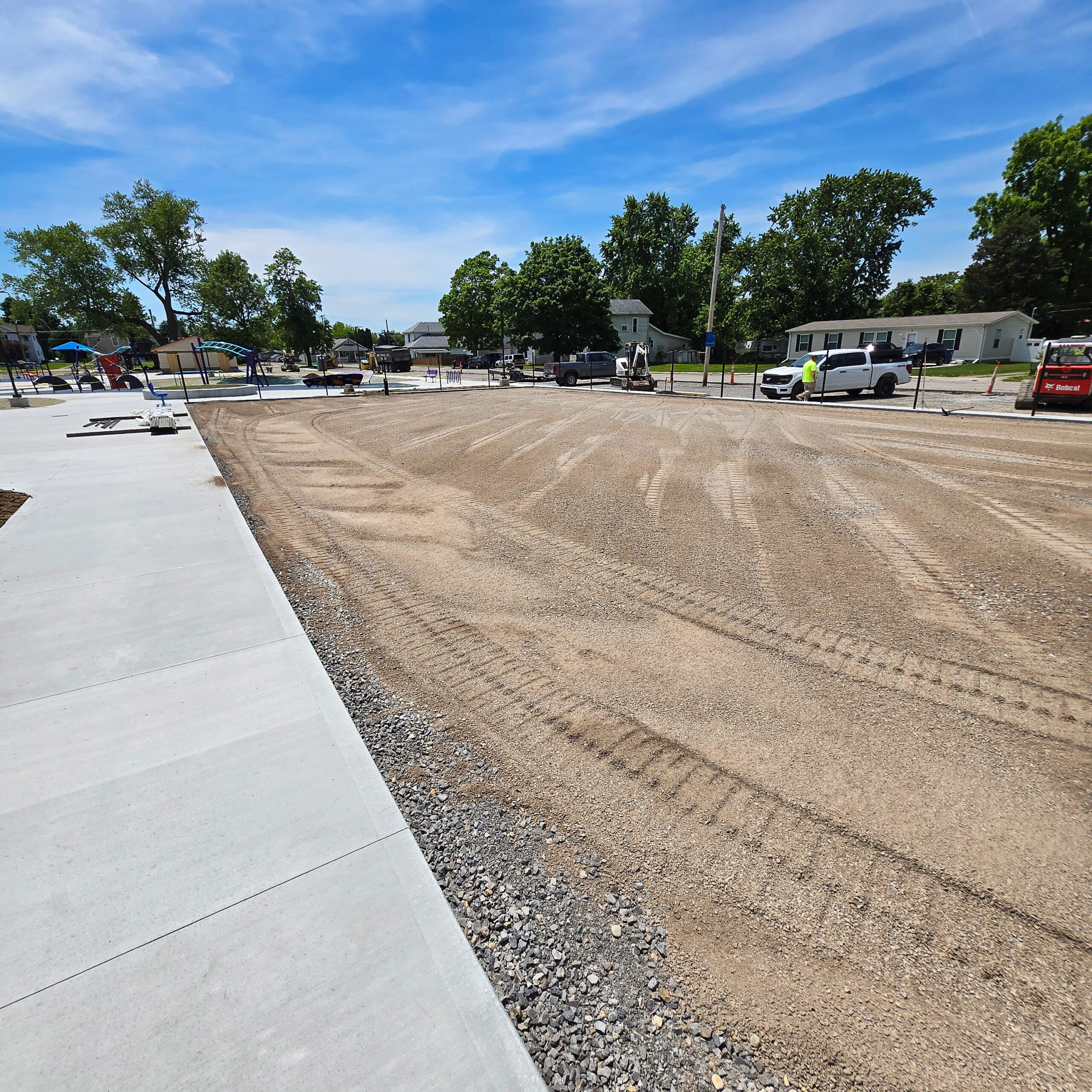 Harmon Park Basketball Court Paving