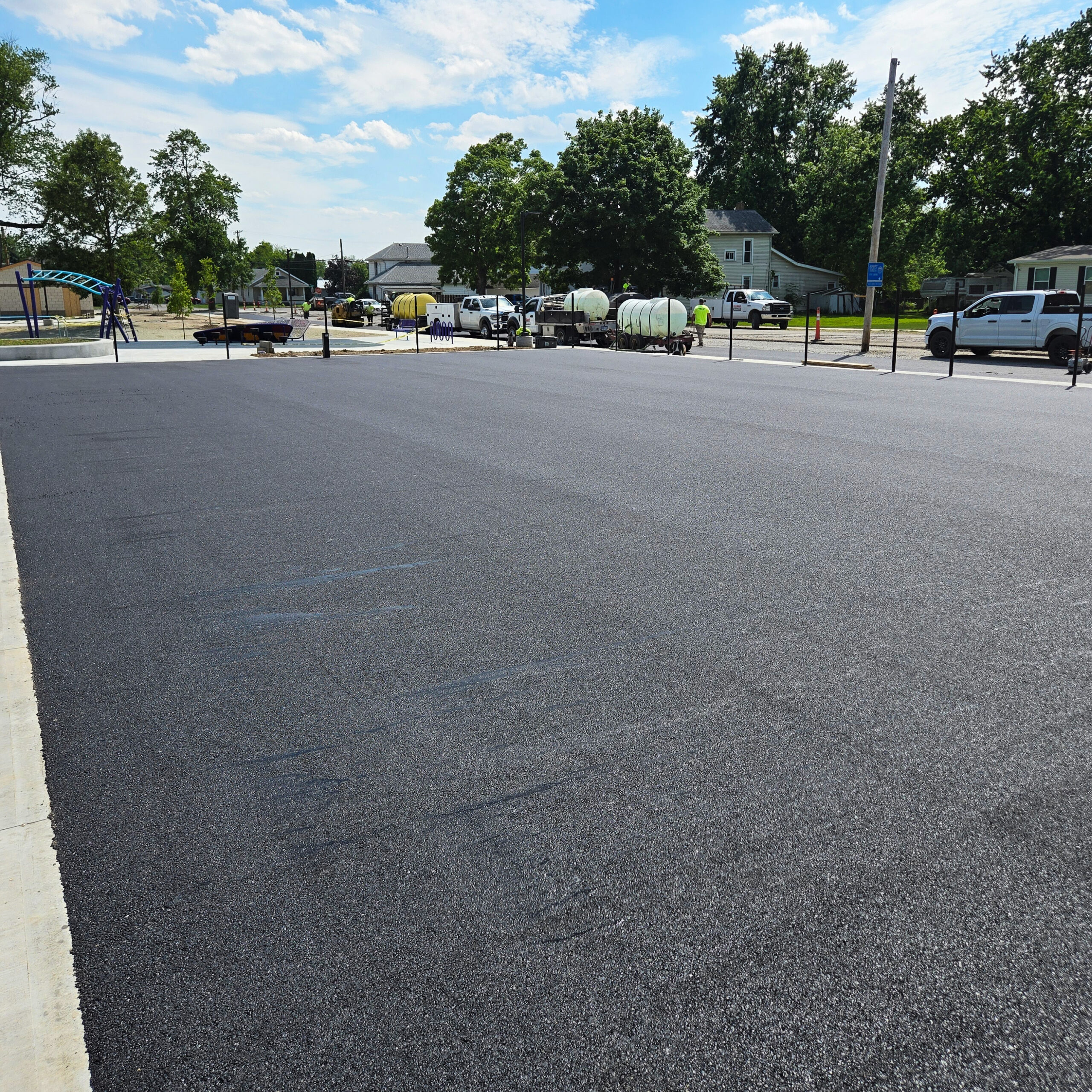 New Sports Court Pavement
