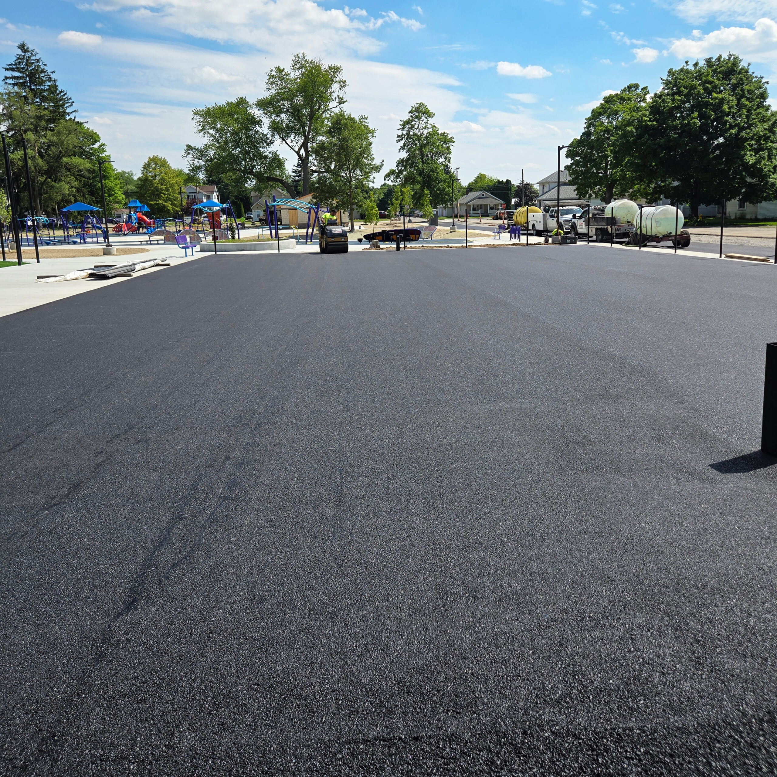 New Sports Court Pavement