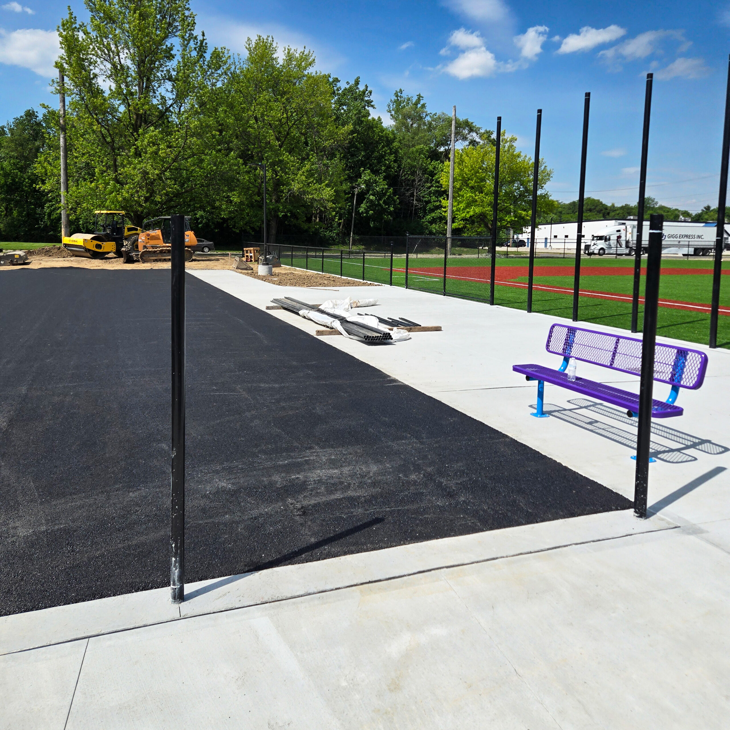 New Sports Court Pavement
