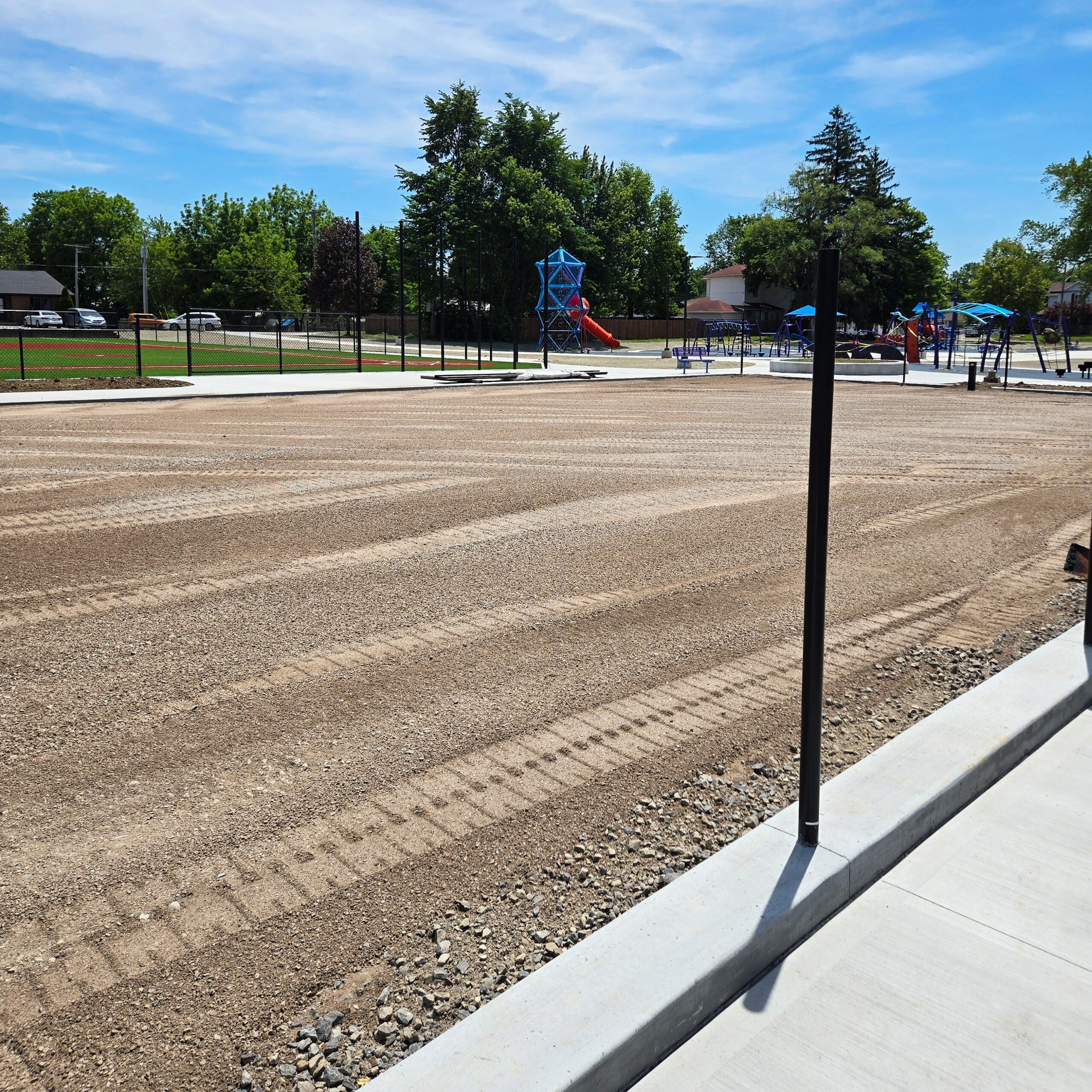 Harmon Park Basketball Court Paving