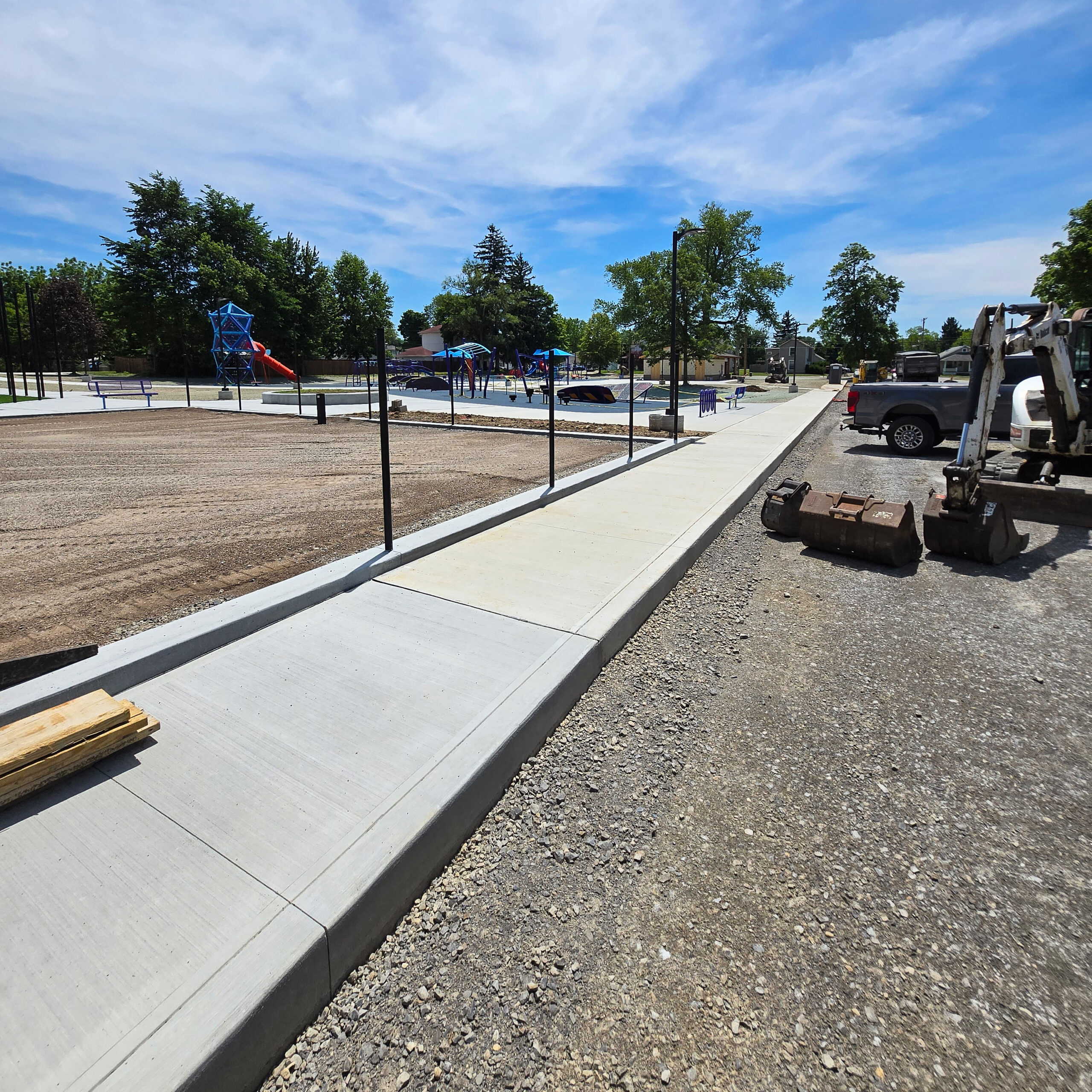 Harmon Park Basketball Court Paving