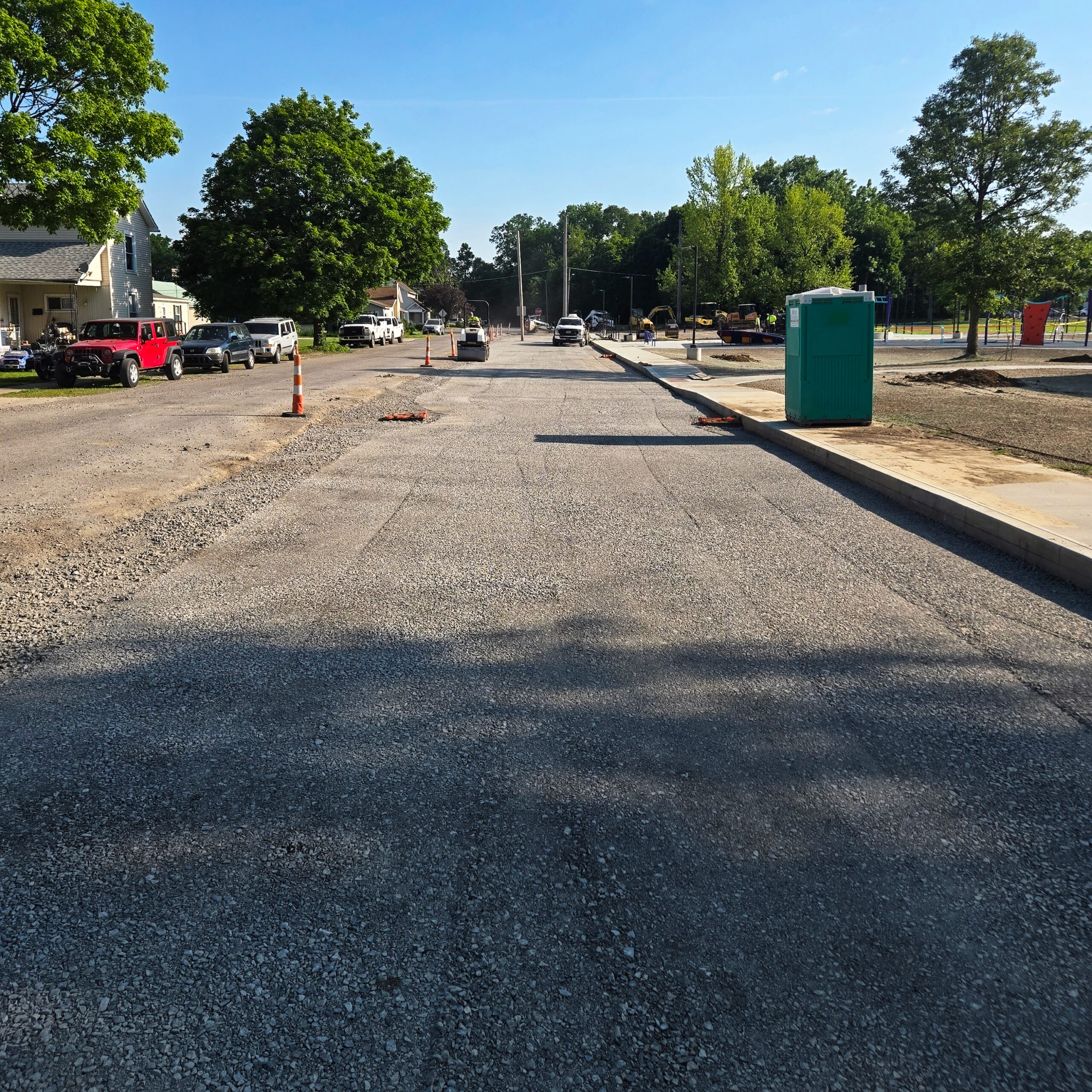 Harmon Park Road Paving