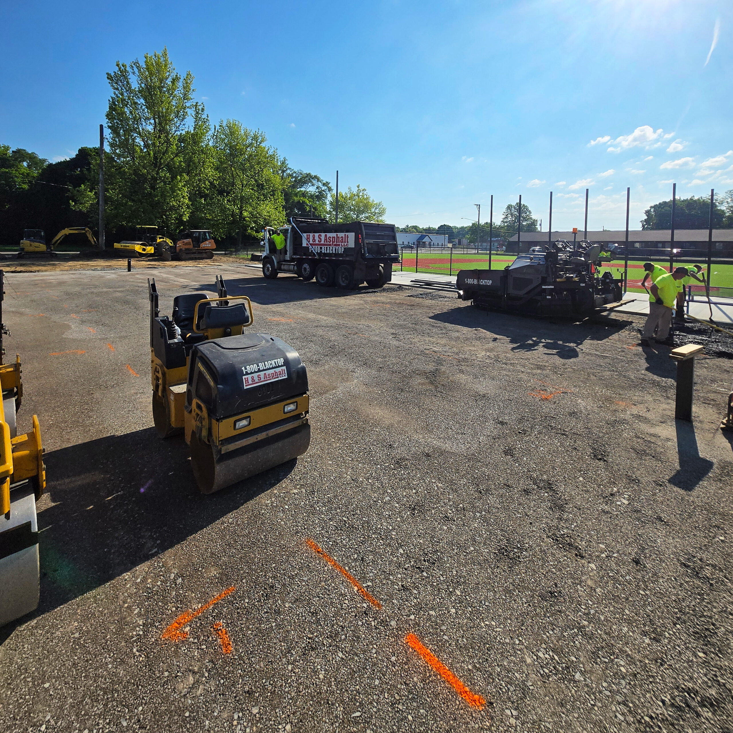 Harmon Park Basketball Court Paving