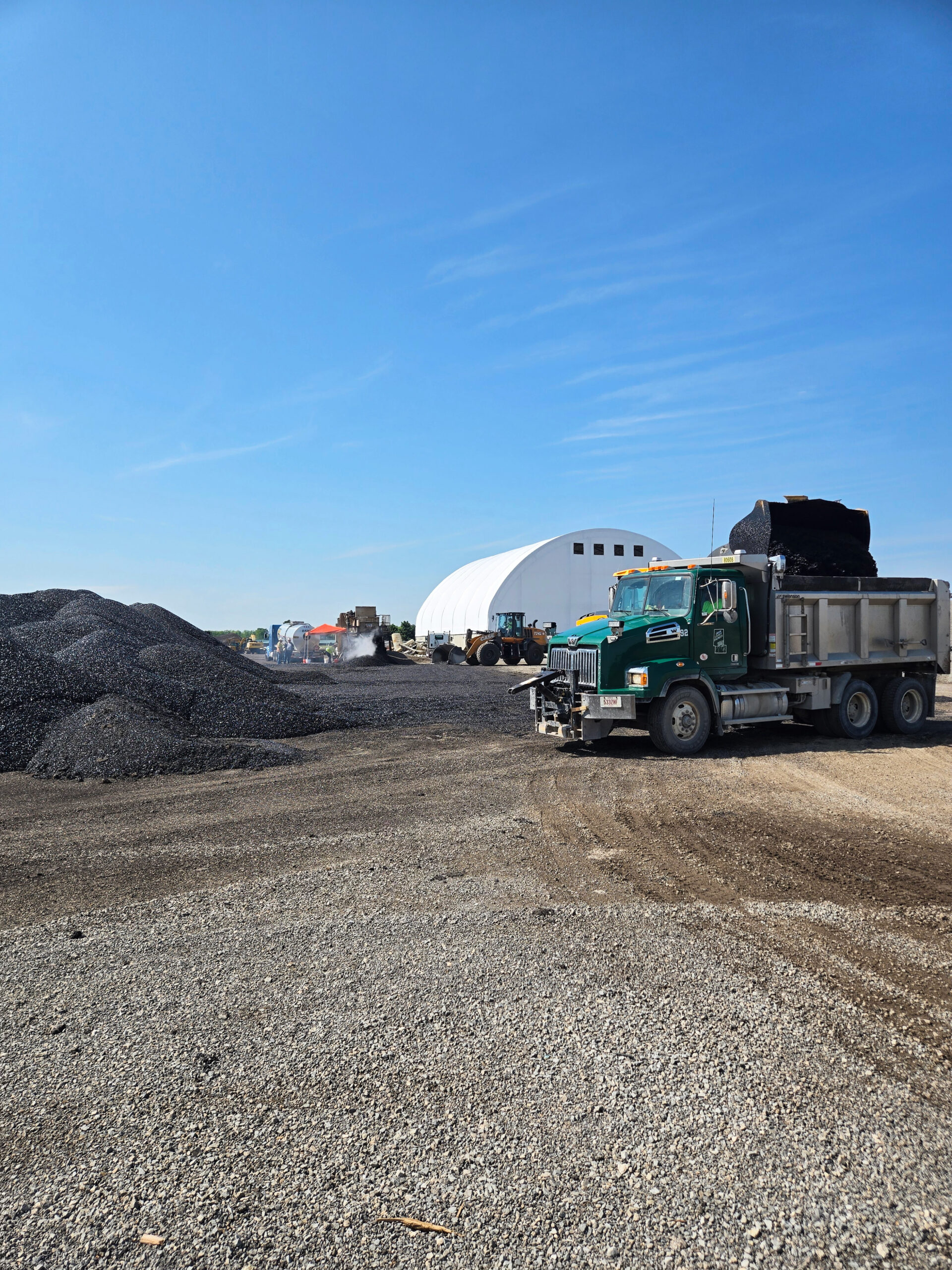 Asphalt Being Moved
