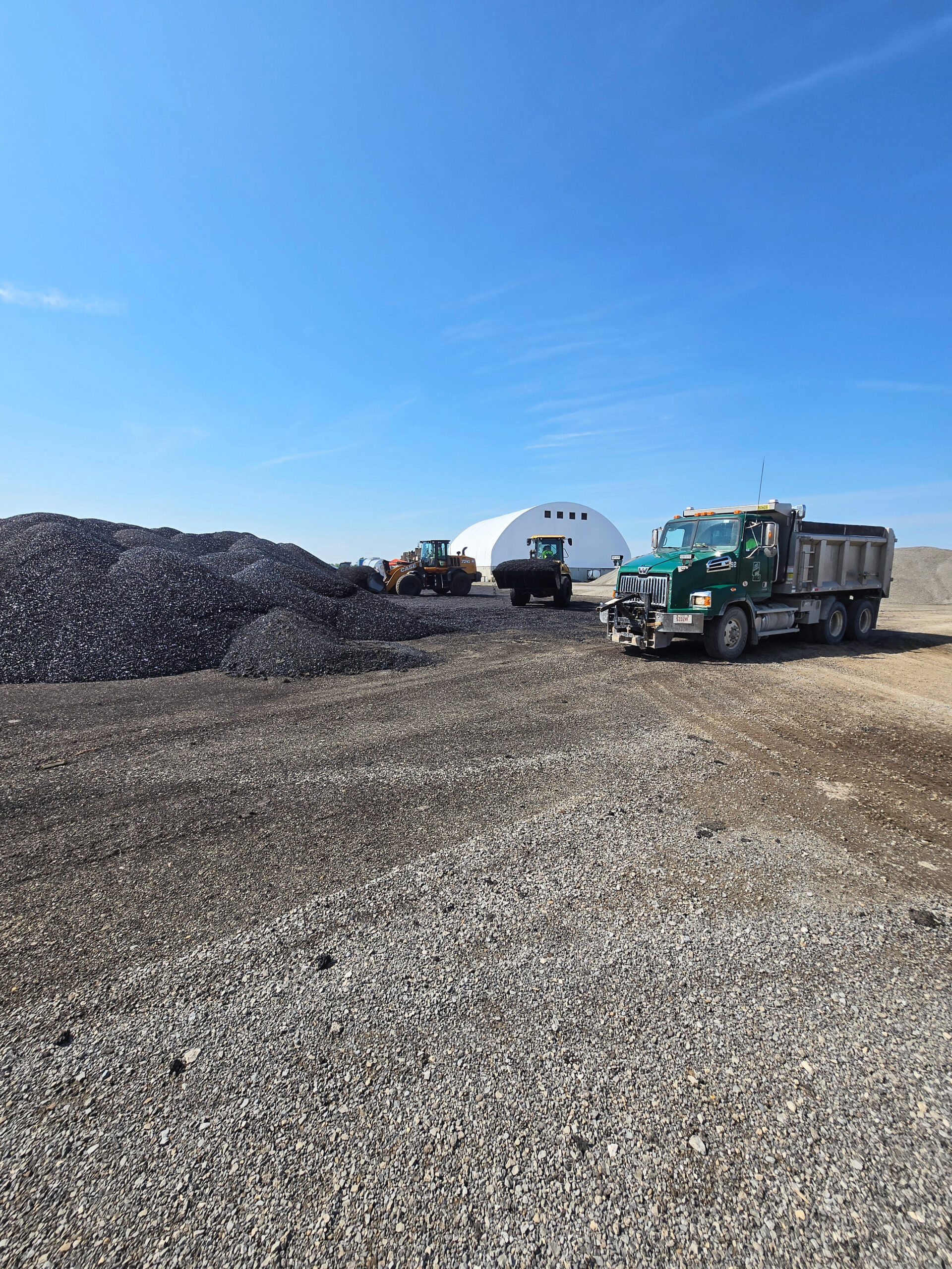 Asphalt Being Moved