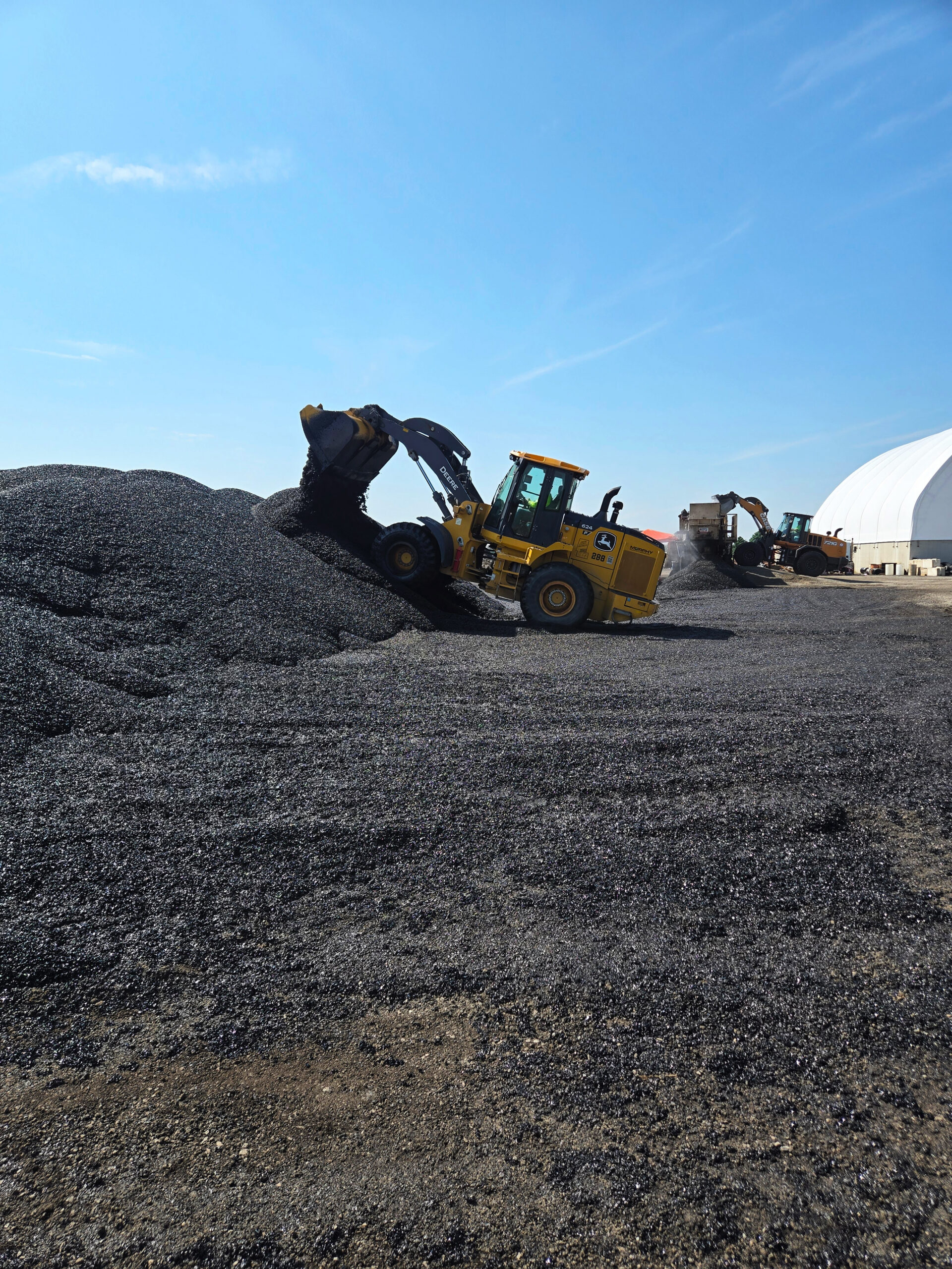 Asphalt Being Moved